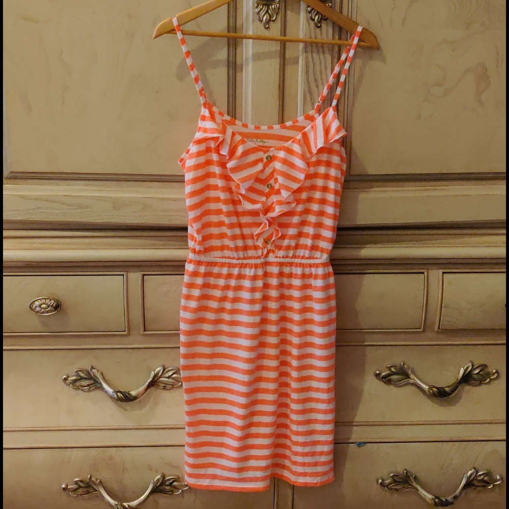 nwot Lilly Pulitzer Ruffled Tank Dress